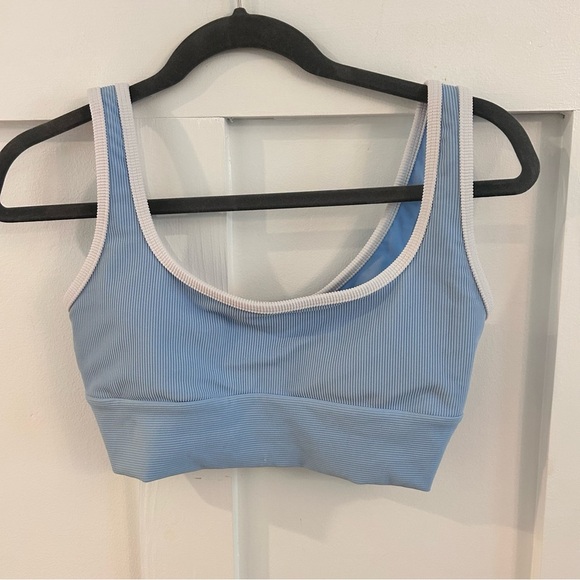 Lain snow light blue white ocean isle bikini top - Picture 1 of 4